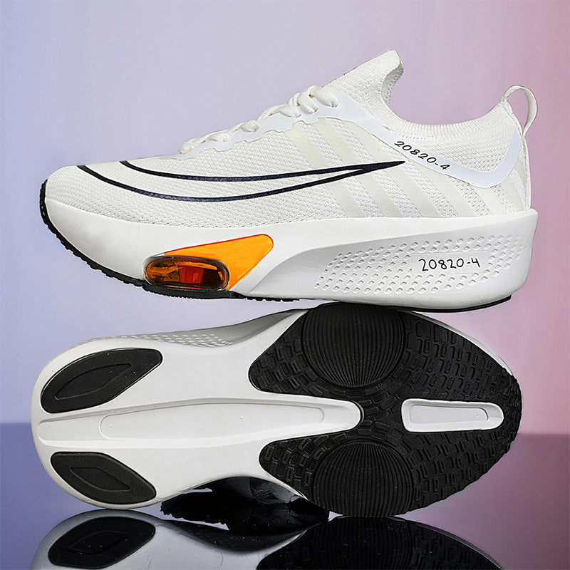 Unisex Profi-Tempo-Laufschuh mit sichtbarer Fersen-Airunit und atmungsaktivem Monofilament-Obermaterial – Tavélo