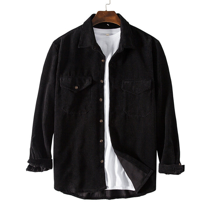 Herren Karierte Overshirt aus hochwertigem Baumwollmischung mit Brusttaschen Echoarchiv
