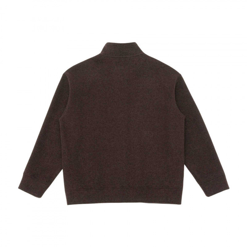 Unisex Boxy-Strickcardigan mit Stehkragen und durchgehender Knopfleiste Echo Archiv