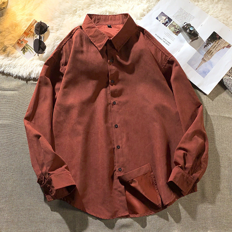 Herren lässige Hemdbluse aus atmungsaktivem Baumwollstoff mit praktischen Taschen Echoarchiv