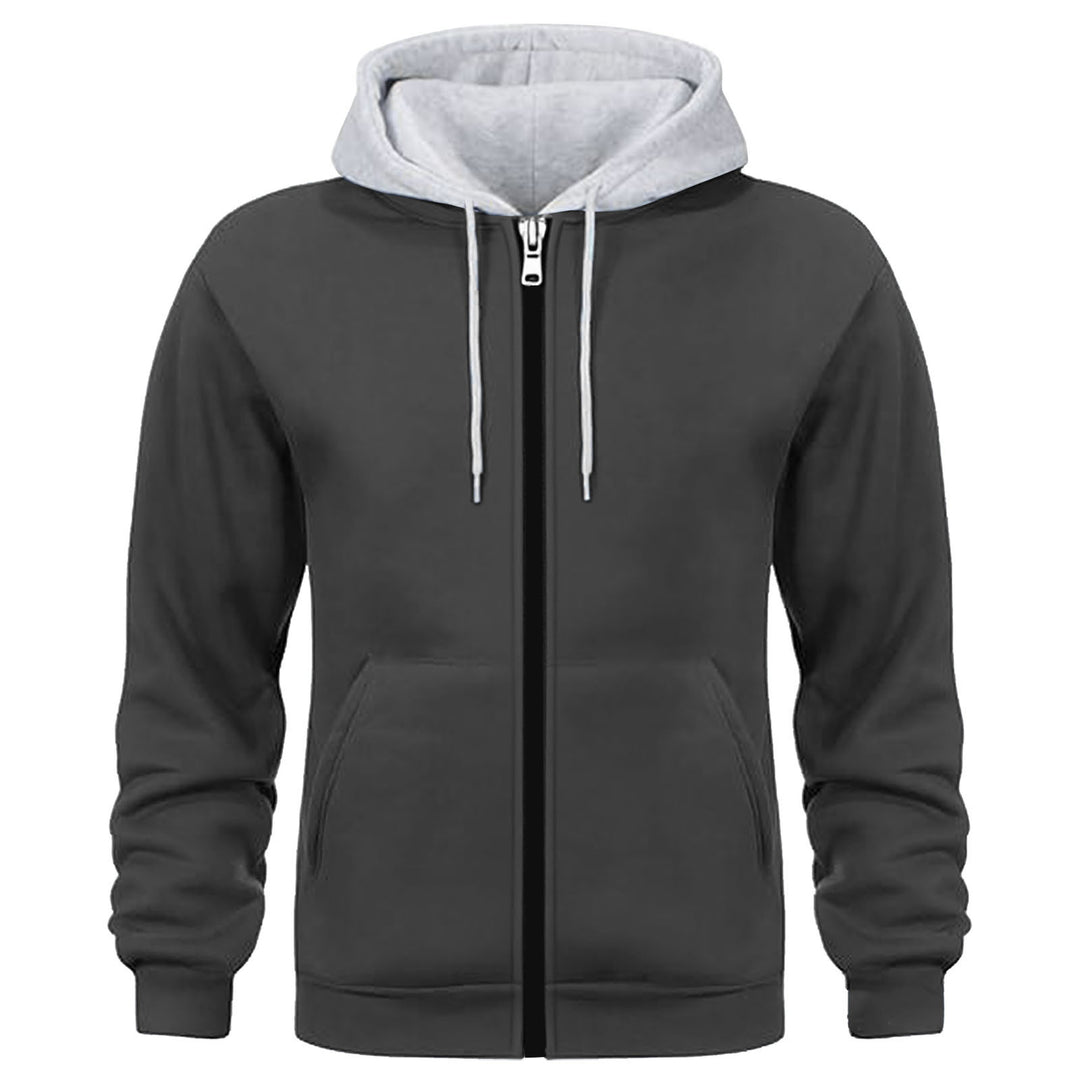 Herren Kapuzenjacke mit doppellagigem Material Echoarchiv