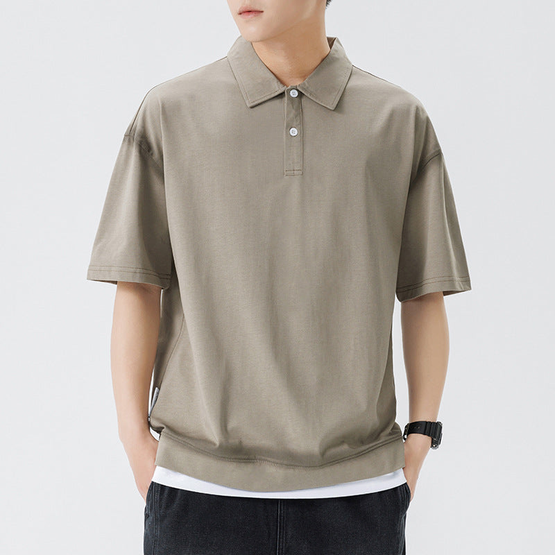 Herren lässiges Poloshirt mit modernem Schnitt und atmungsaktivem Material Echoarchiv