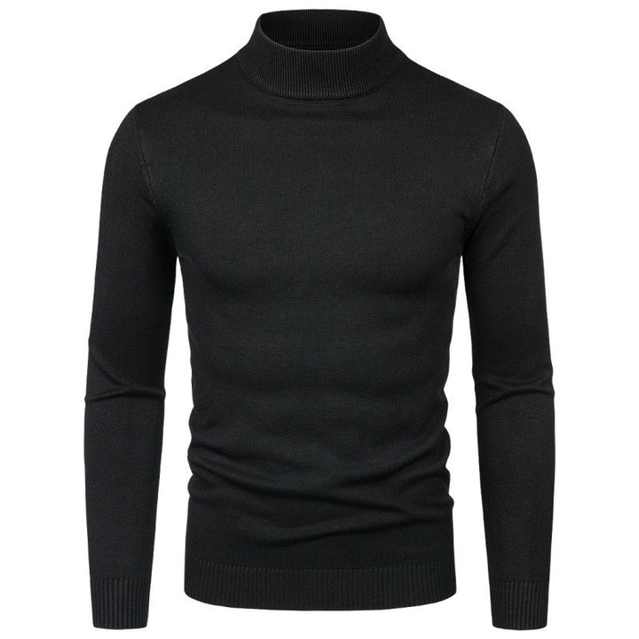 Herren eleganter Rollkragenpullover aus feiner Baumwollmischung Echoarchiv