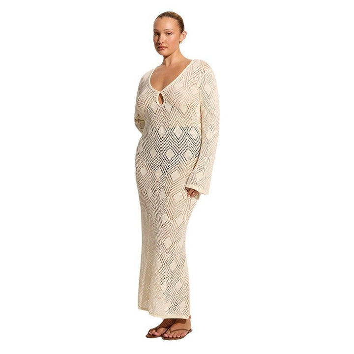Damen elegantes Strandsarong Echo Archiv