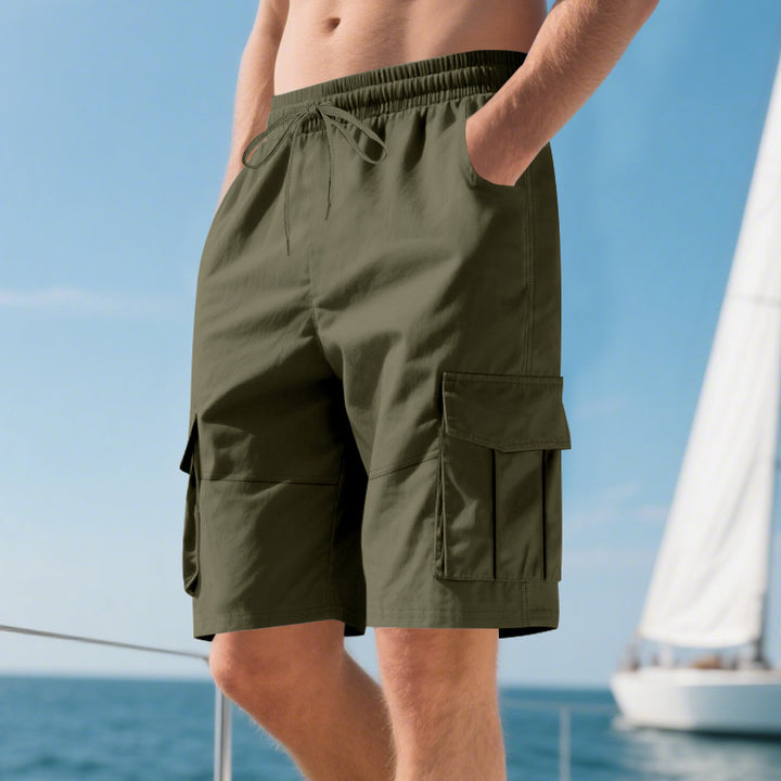 Herren Cargo-Shorts mit praktischen Seitentaschen und elastischem Bund Echoarchiv