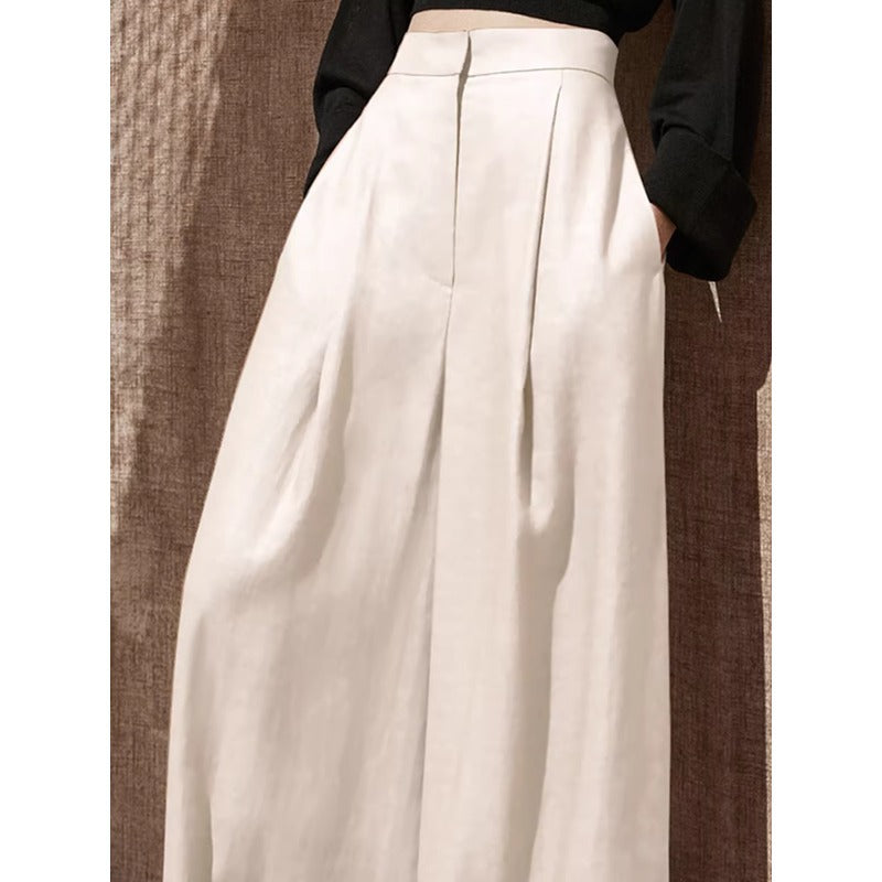 Damen Weite Leinenhose Echoarchiv