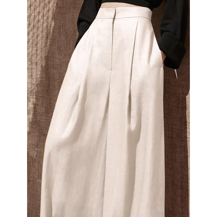 Damen Weite Leinenhose Echoarchiv
