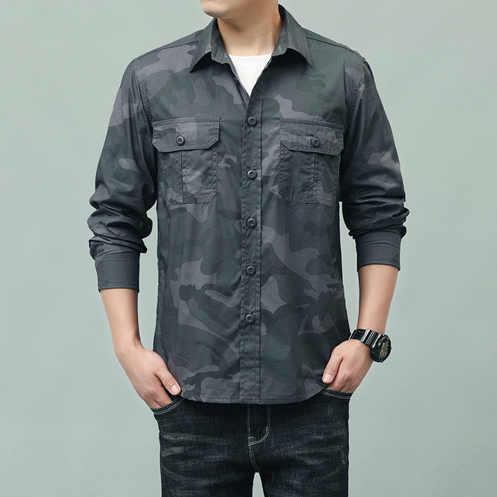 Herren Camouflage-Shirt mit Taschen Echo Archive
