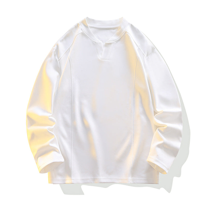 Herren Locker geschnittenes Langarm‑Sweatshirt mit V‑Einsatz und Raglanärmeln Echo Archiv