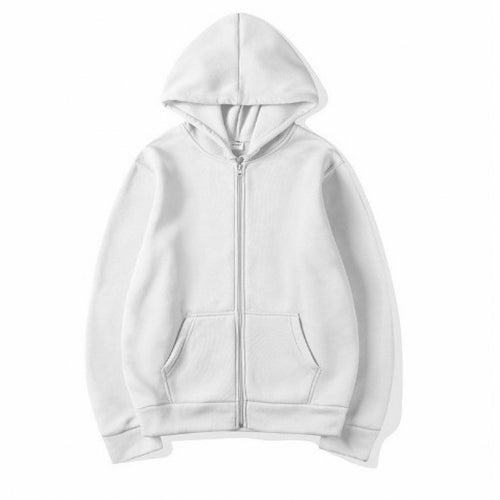 Damen Sportlicher Kapuzenpullover mit durchgehendem Reißverschluss und Tasche Echoarchiv