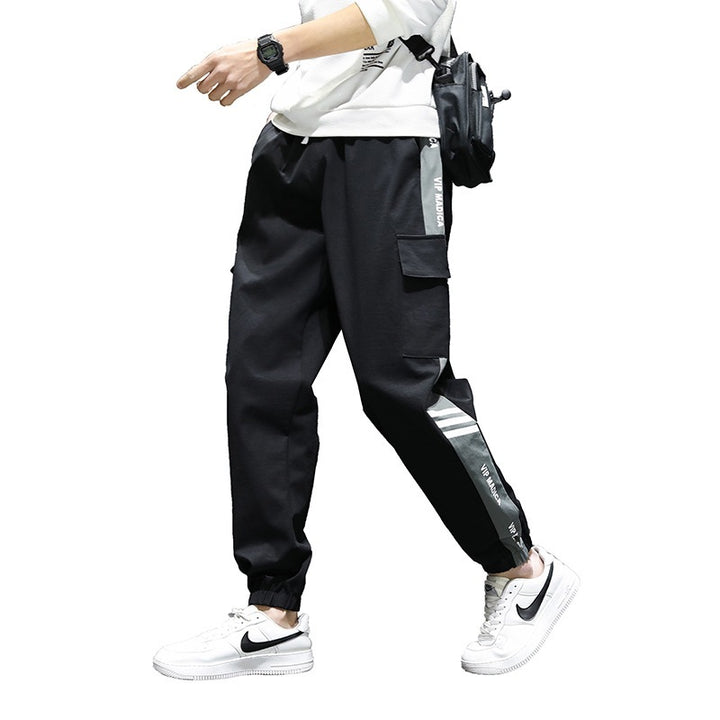 Herren Cargo-Hose mit seitlichen Taschen und elastischem Bund Echo Archiv