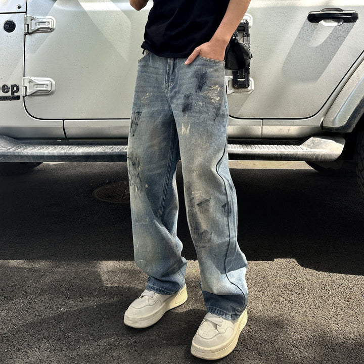 Herren Bequeme und lässige Relaxed-Fit Jeans Echoarchiv