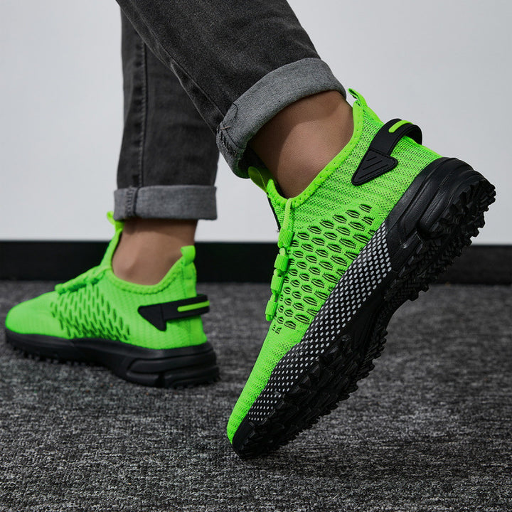 Herren Strick-Sockensneaker für Training und Trail mit robuster Profilsohle Echoarchiv