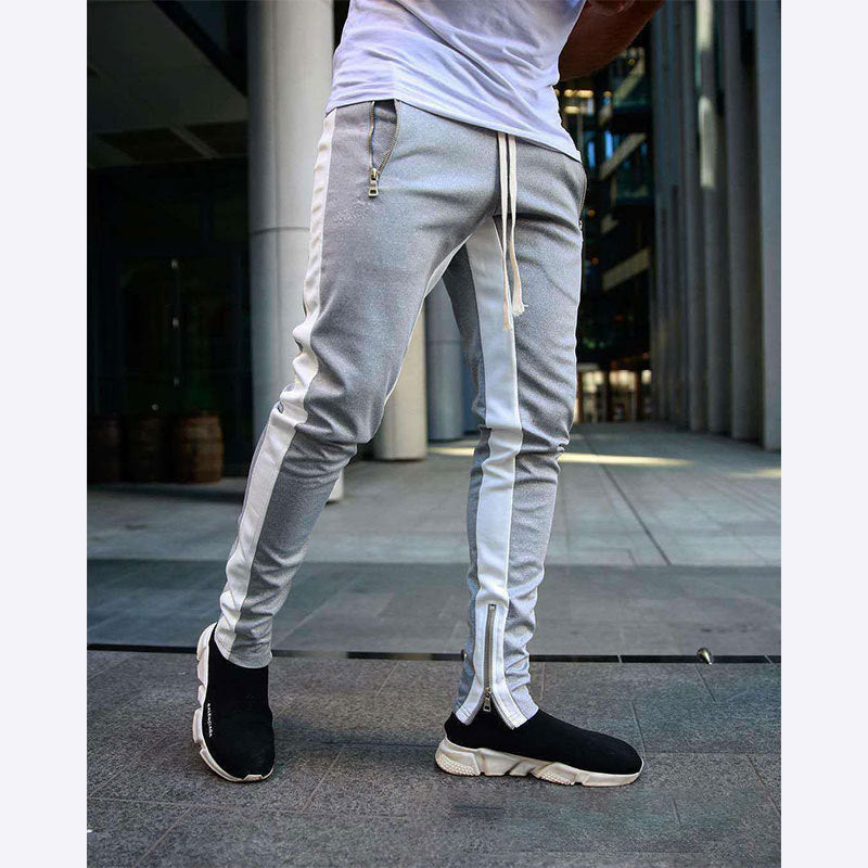 Herren Sportliche Slim-Fit Jogginghose mit Seitentaschen – Sorevano