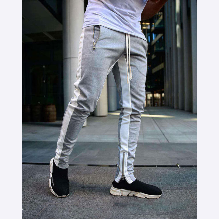 Herren Sportliche Slim-Fit Jogginghose mit Seitentaschen – Sorevano
