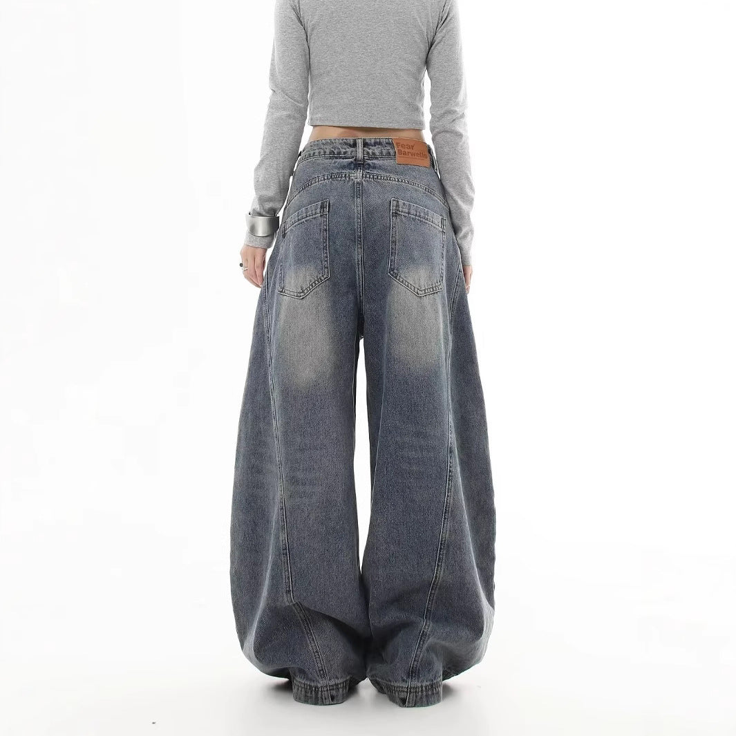 Damen Weitgeschnittene Mom-Jeans Echoarchiv