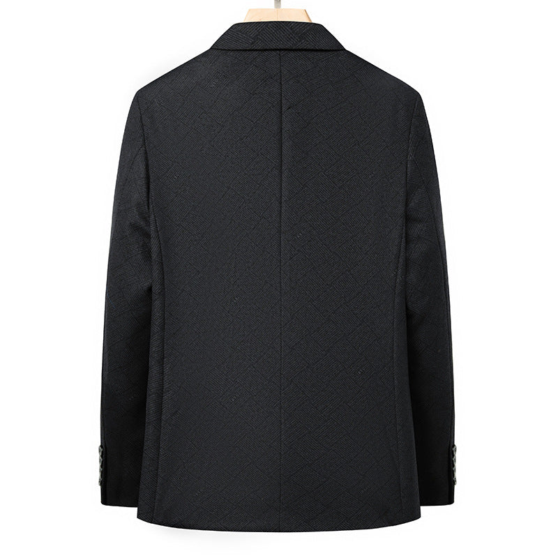 Herren modischer Blazer mit elegantem Strukturmuster Echoarchiv