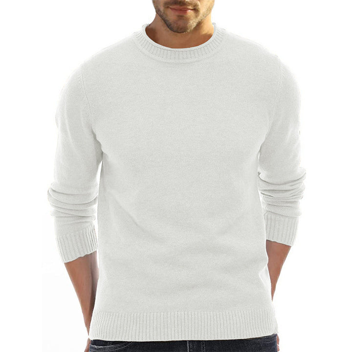 Herren Strickpullover mit moderner Passform und feiner Textur Echoarchiv