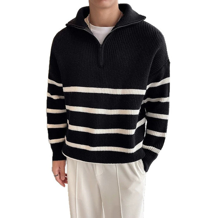 Damen Oversized Pullover mit Reißverschluss Echoarchiv