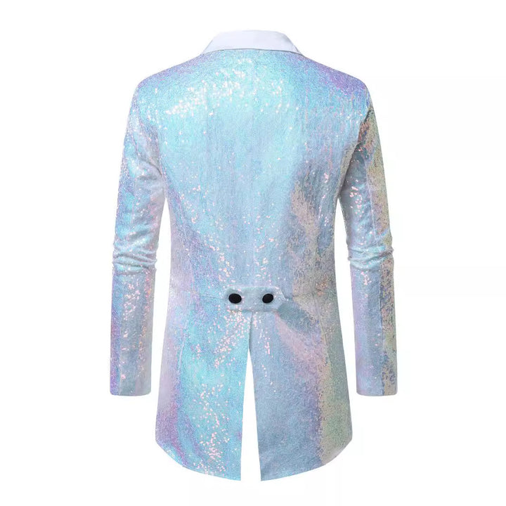 Herren eleganter Paillettenblazer im modernen Design Echoarchiv