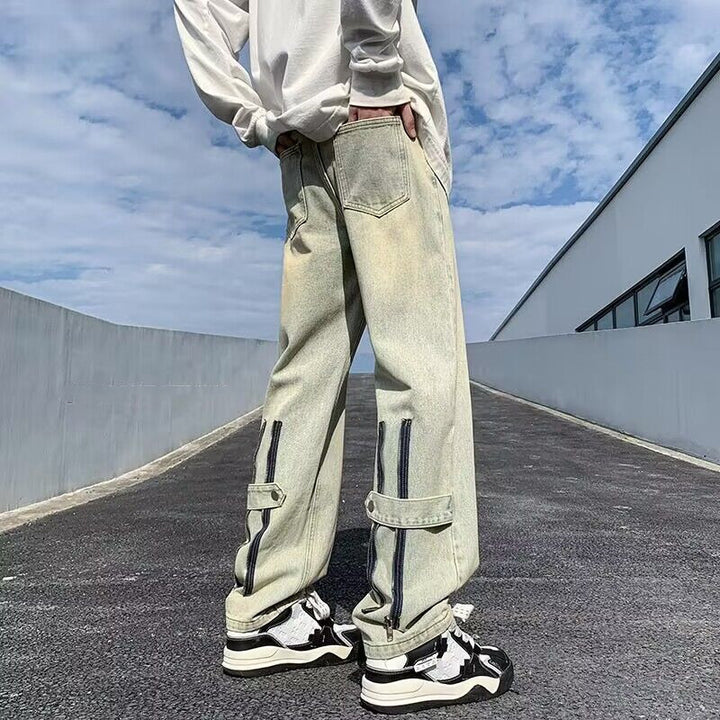 Herren Lässige Baggy Jeans mit innovativem Design Echoarchiv