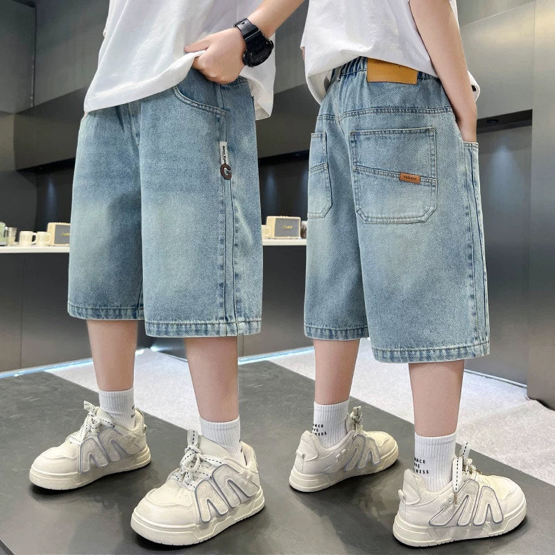 Jungen lässige Denim-Shorts mit praktischen Taschen Echo Archiv