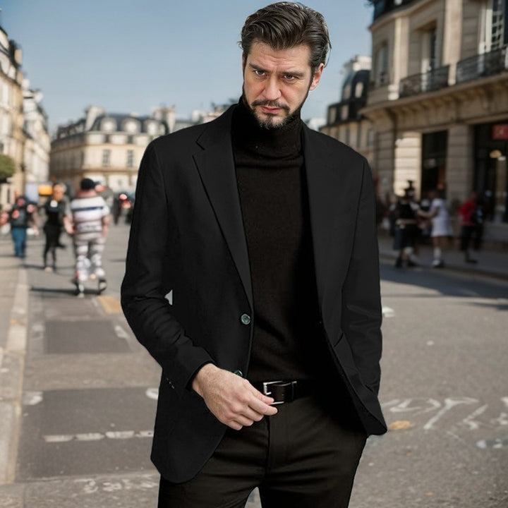 Herren Eleganter Einreiher-Blazer Echoarchiv