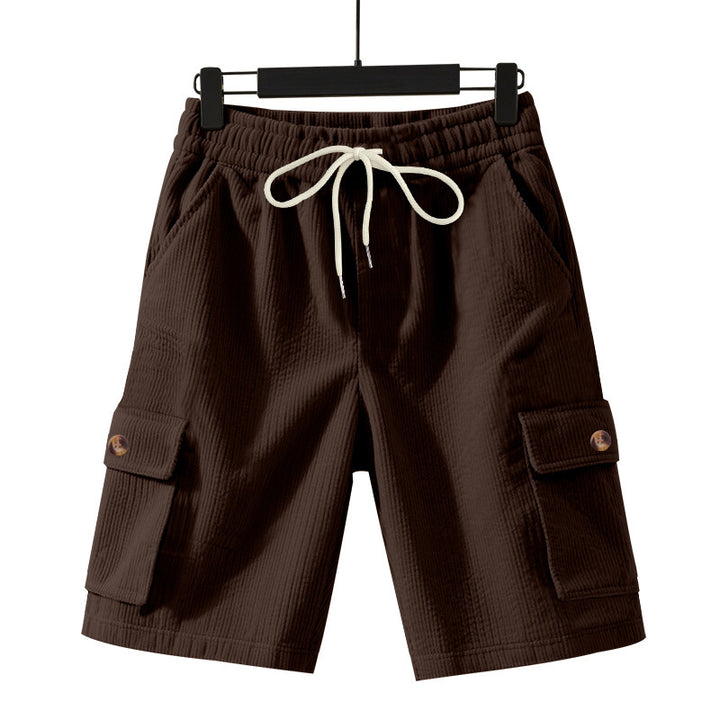 Herren lässige Cargo-Shorts mit elastischem Bund und praktischen Seitentaschen Echoarchiv