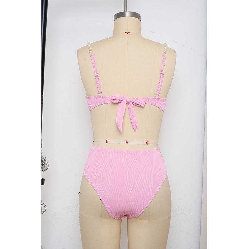 Damen Push-Up-Bikini mit Raffung und eleganten Trägern Echo Archiv