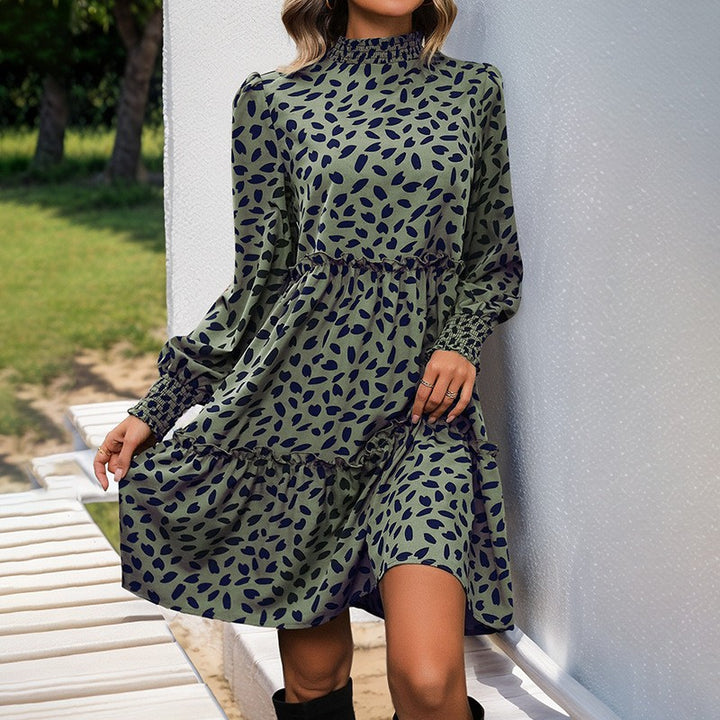 Damen Fließendes Kleid mit Rüschendetails Echo Archiv