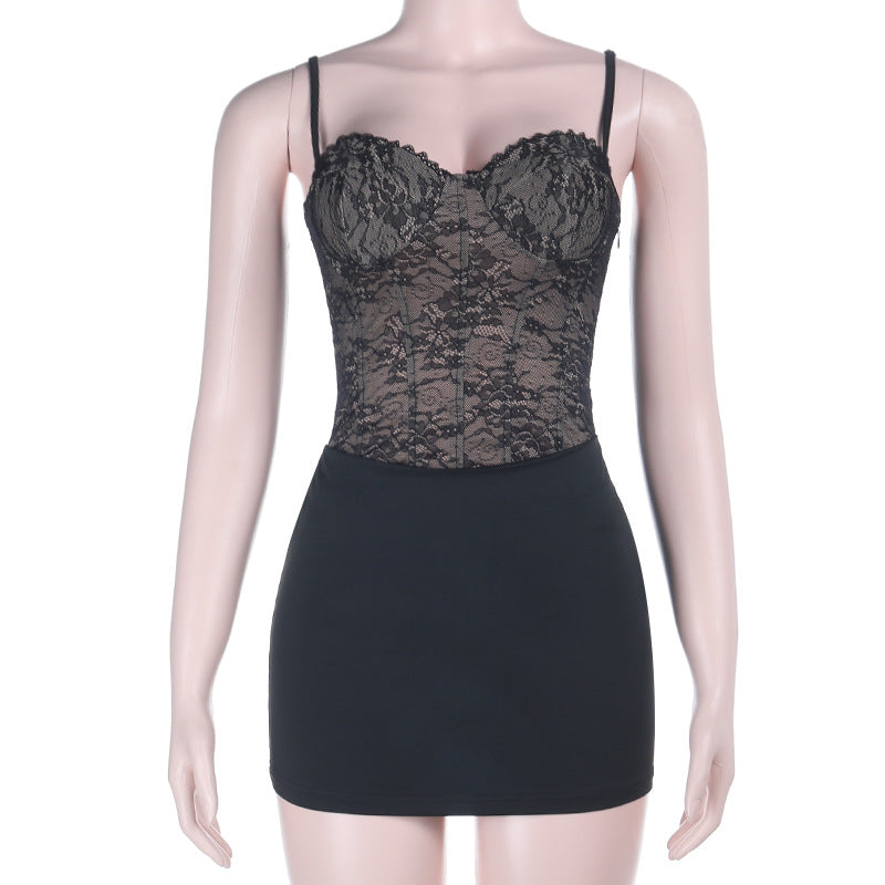 Damen Spitzen-Bustierkleid Echo Archiv