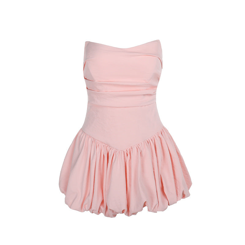 Damen Puffärmel Minikleid Echo Archiv