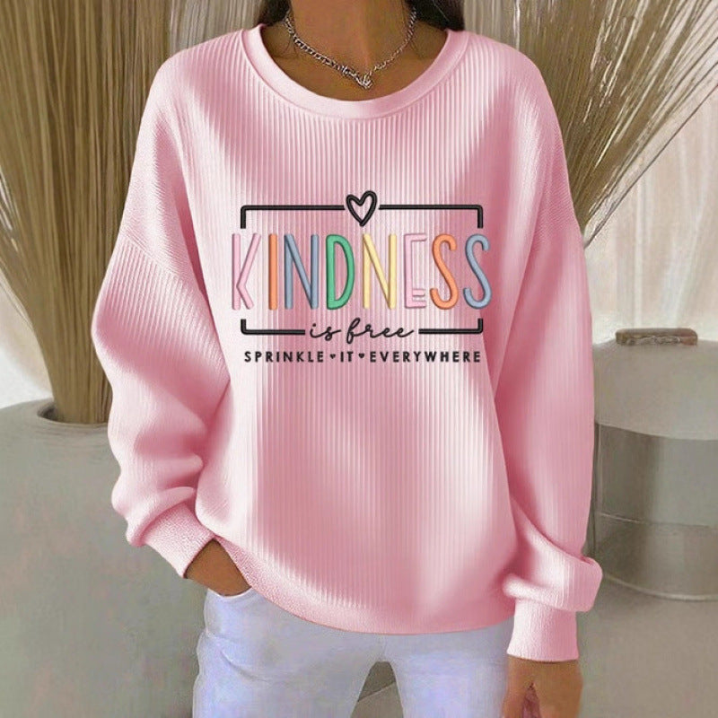 Damen Gemütlicher Sweatpullover mit einzigartigem Design Echoarchiv