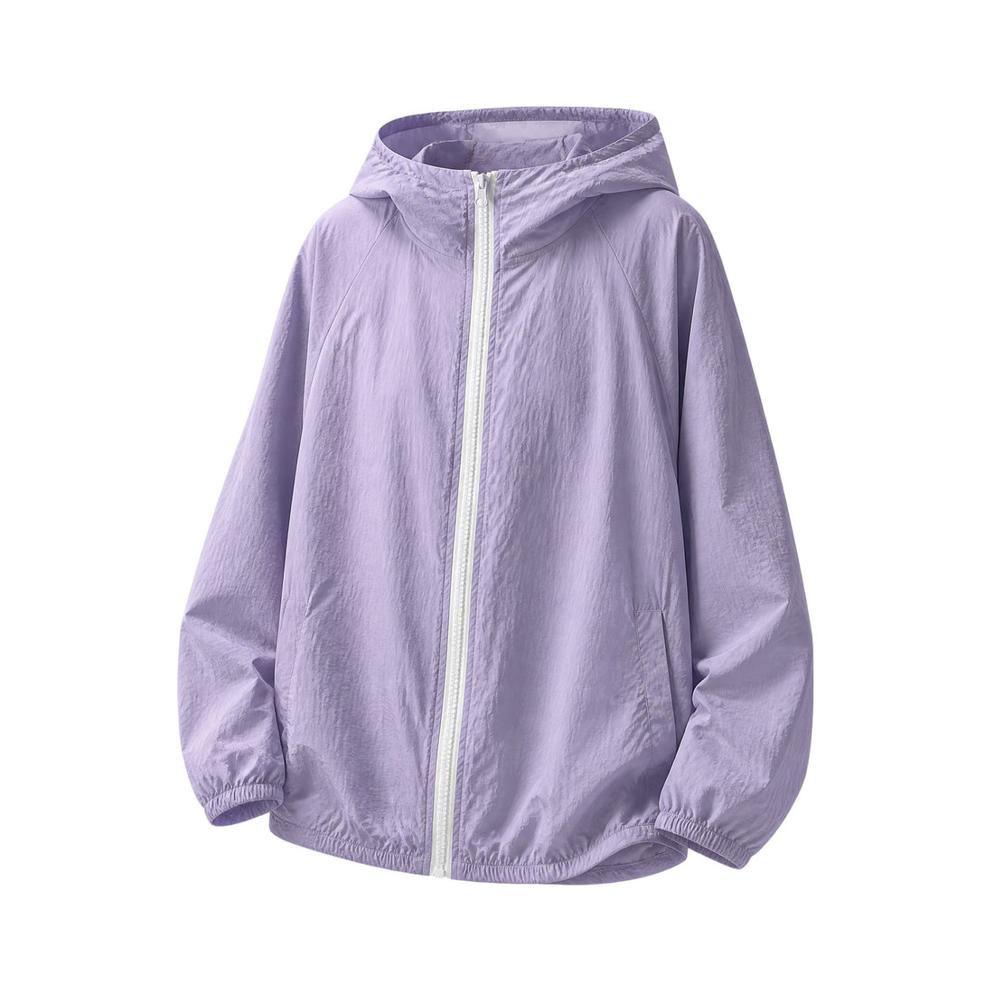 Herren Leichte Oversize-Windjacke mit Kapuze, elastischem Saum & Eingrifftaschen Echoarchiv