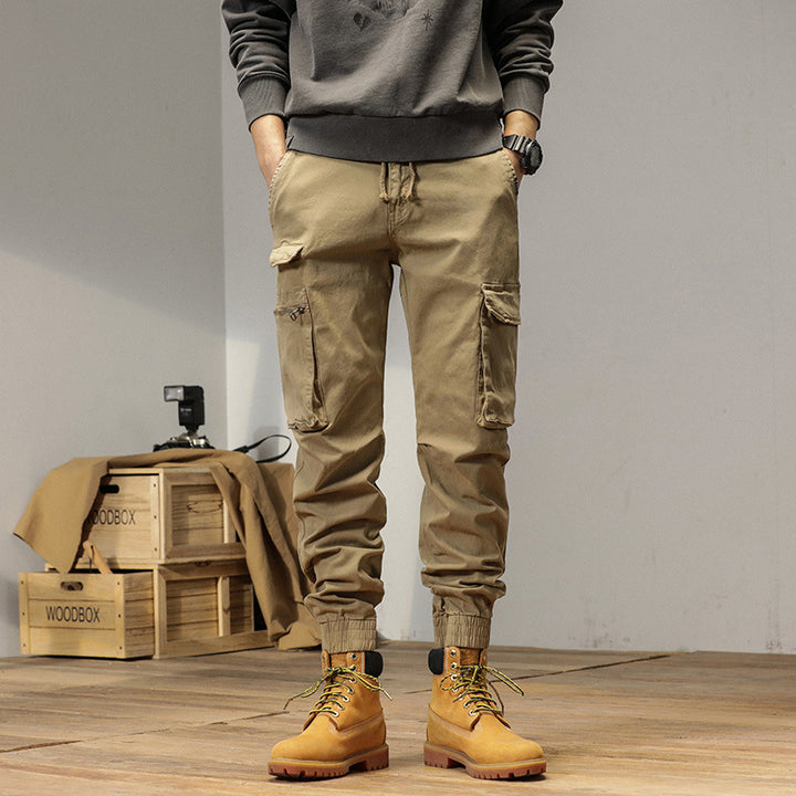 Herren Tapered-Cargo-Jogger aus robustem Canvas mit Utility-Taschen und Elastikbündchen Echo Archiv