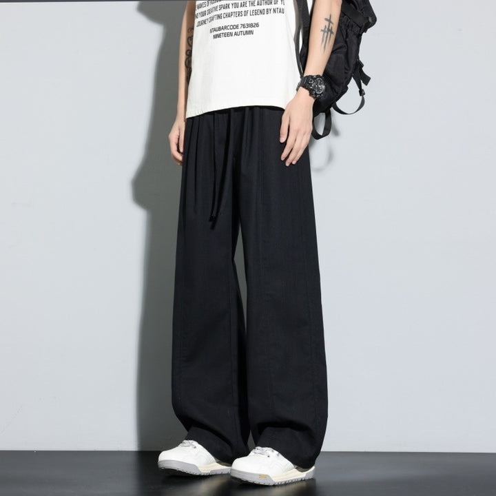 Damen Weite Lagen-Loungehose mit Cargo-Details & elastischem Tunnelzug Echoarchiv