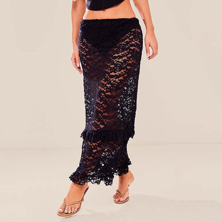 Damen Spitzen Badeanzug Cover-Up Echo Archiv