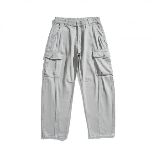 Herren Cargo-Hose im Utility-Stil mit Klappentaschen und geradem Bein Echo Archiv