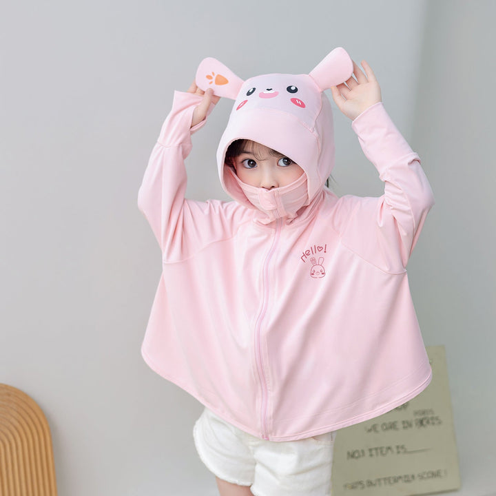 Mädchen praktische Kapuzenjacke mit tierisch verspieltem Design Echo Archiv