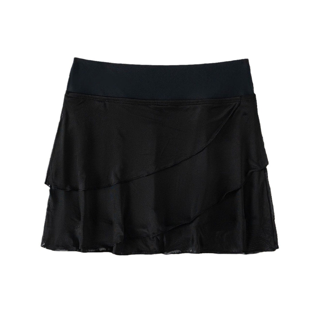 Damen Maxirock aus luftiger Chiffon-Optik mit asymmetrischem Schnitt Echo Archiv