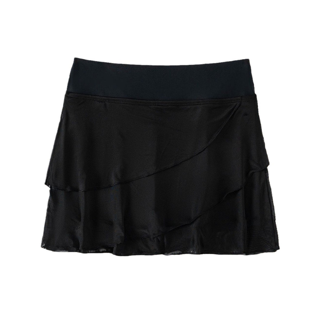 Damen Maxirock aus luftiger Chiffon-Optik mit asymmetrischem Schnitt – Valéora