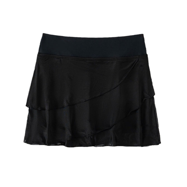 Damen Maxirock aus luftiger Chiffon-Optik mit asymmetrischem Schnitt Echo Archiv