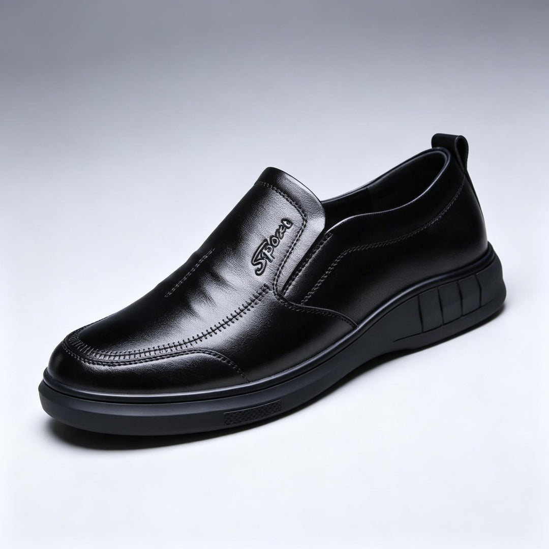 Herren Bequeme Leder Slipper Echoarchiv