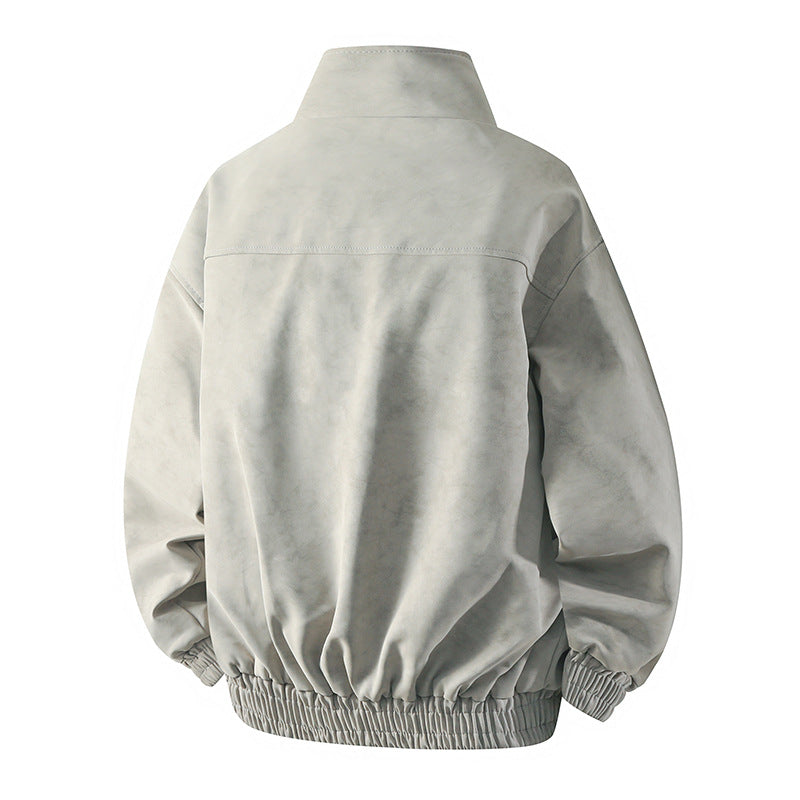 Herren Modische Übergangsjacke mit hohem Kragen und revitalisierendem Innenfutter Echoarchiv