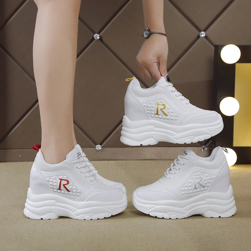 Damen Chunky Sneakers mit atmungsaktiver Mesh-Oberfläche und leichtem Komfort Echo Archiv