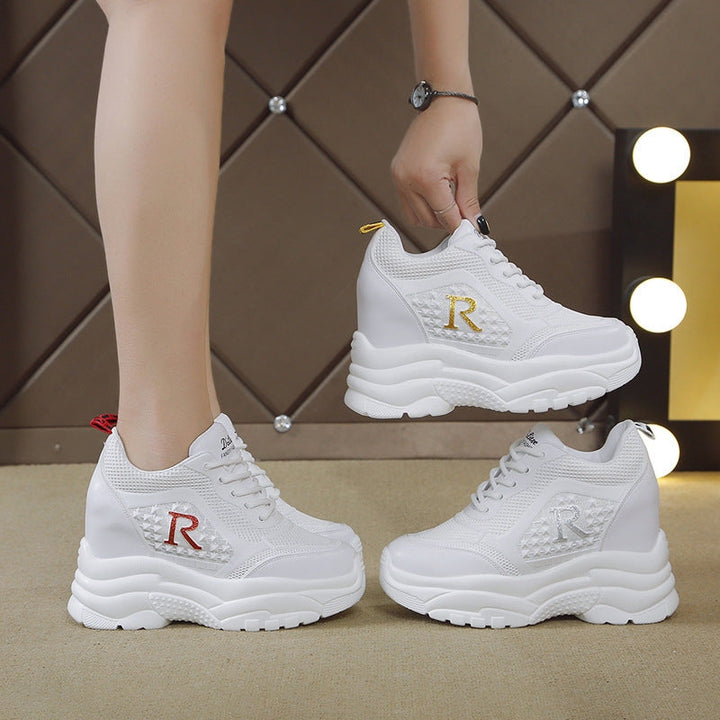 Damen Chunky Sneakers mit atmungsaktiver Mesh-Oberfläche und leichtem Komfort Echo Archiv