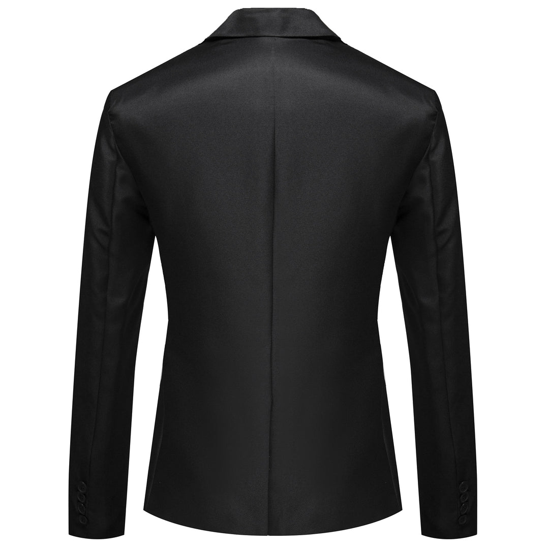 Herren modischer und eleganter Anzugjacke mit satiniertem Finish Echoarchiv