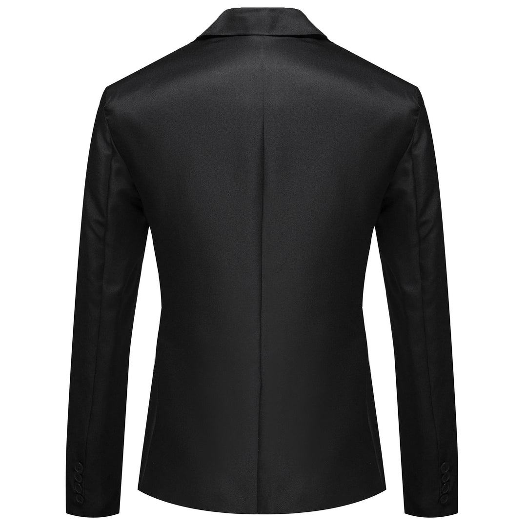 Herren modischer und eleganter Anzugjacke mit satiniertem Finish Echoarchiv