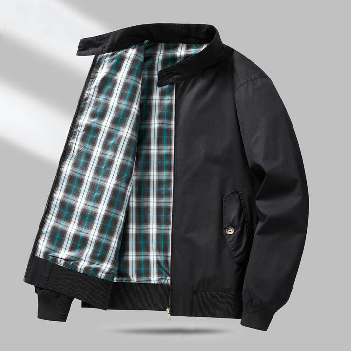 Herren Leichte Übergangsjacke mit Karo-Innenfutter Echo Archiv