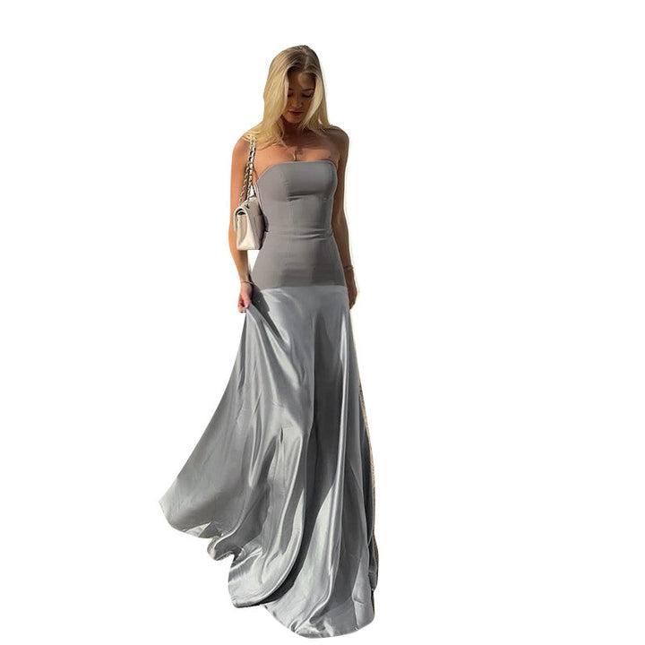 Damen Elegantes Maxikleid mit schmalem Oberteil Echo Archiv